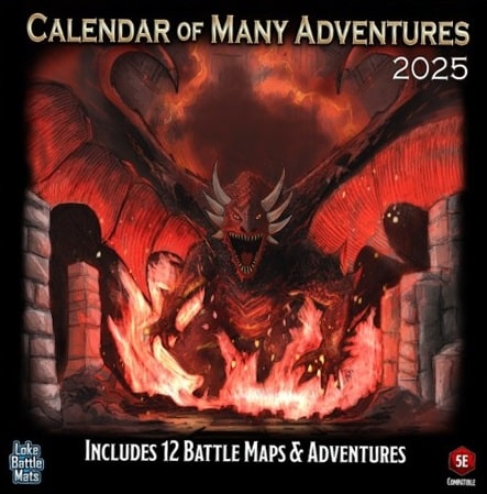 Calendar of Many Adventures 2025 image 0